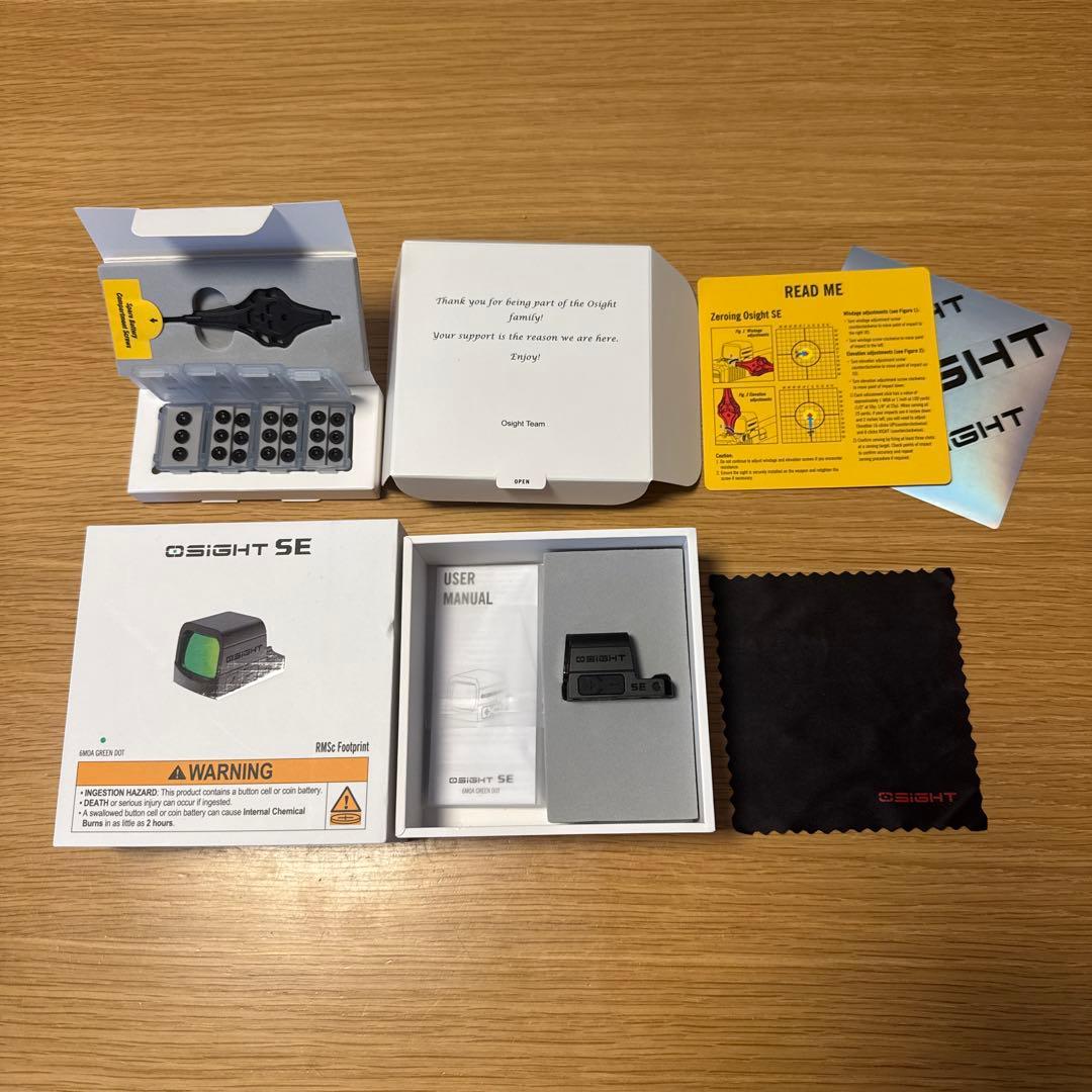 Osight SE グリーン 6MOA ドットサイト