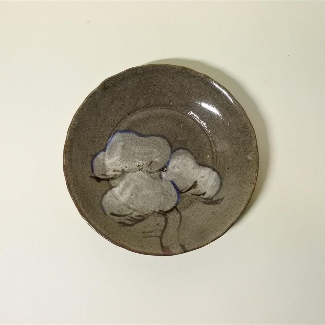 明治時代　犬山焼　銘々皿　菓子皿　６枚組　骨董品　アンティーク　d