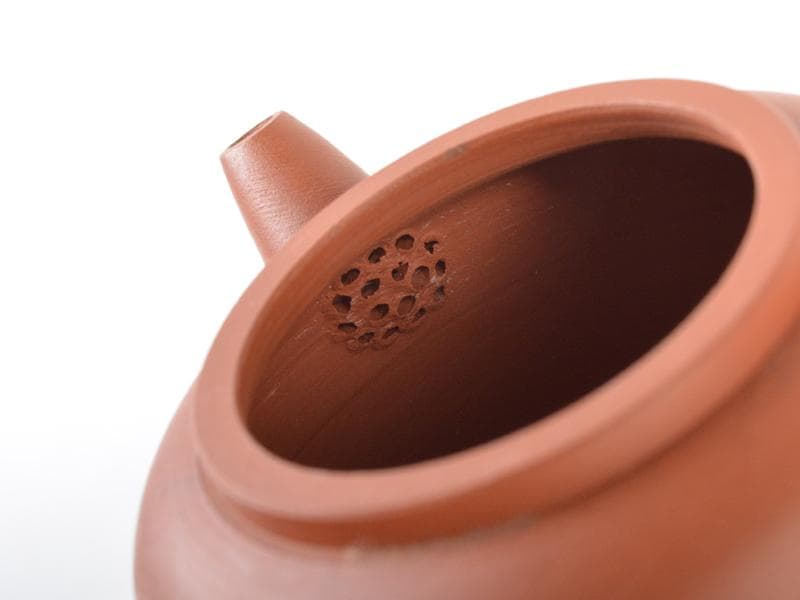 煎茶道具　常滑焼　山田常山造　朱泥　茶器揃　共箱　L　R4613