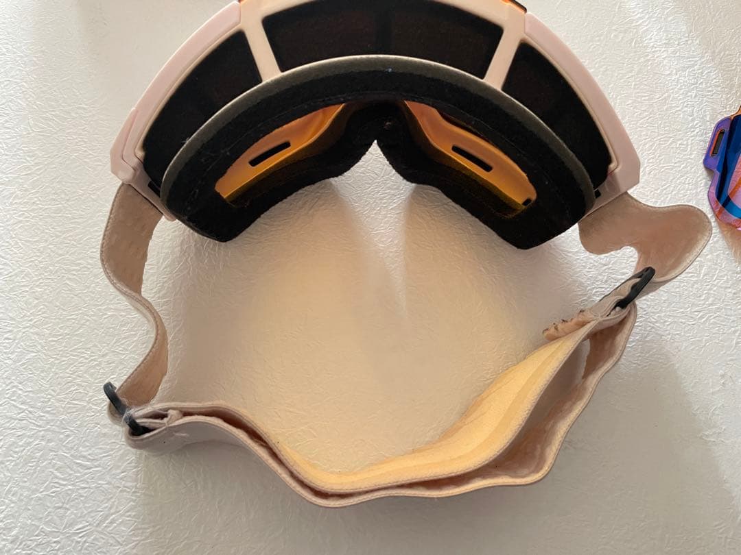 ANON マグネットゴーグル ピンク・オレンジ 予備レンズ付き