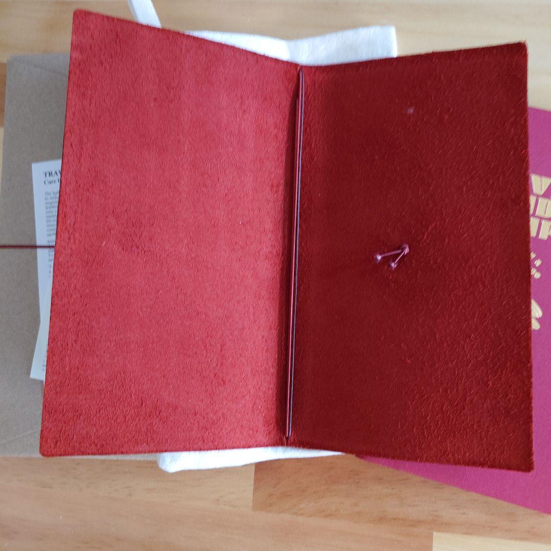 トラベラーズノート　レッド　LOVE&TRIP カバーのみ