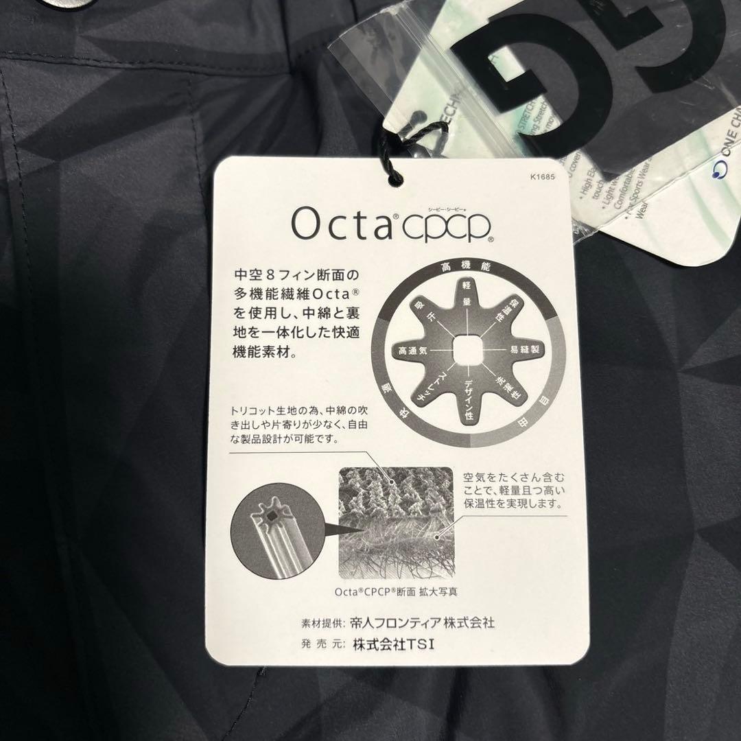 パーリーゲイツPGG GSIXNyストレッチタフタメOCTAパンツブラック系1