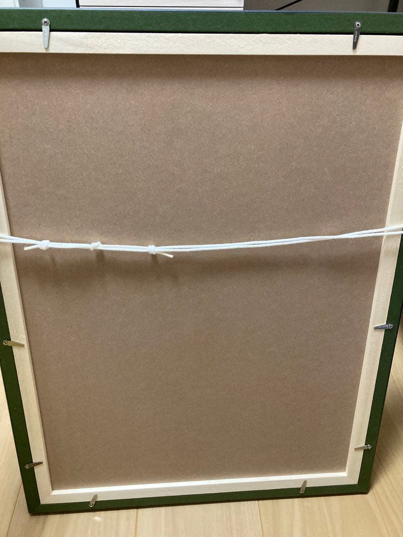 お値下げ不可です　坪内好子　象と帆船のコンポジション　金箔＋銅版画＋手彩色