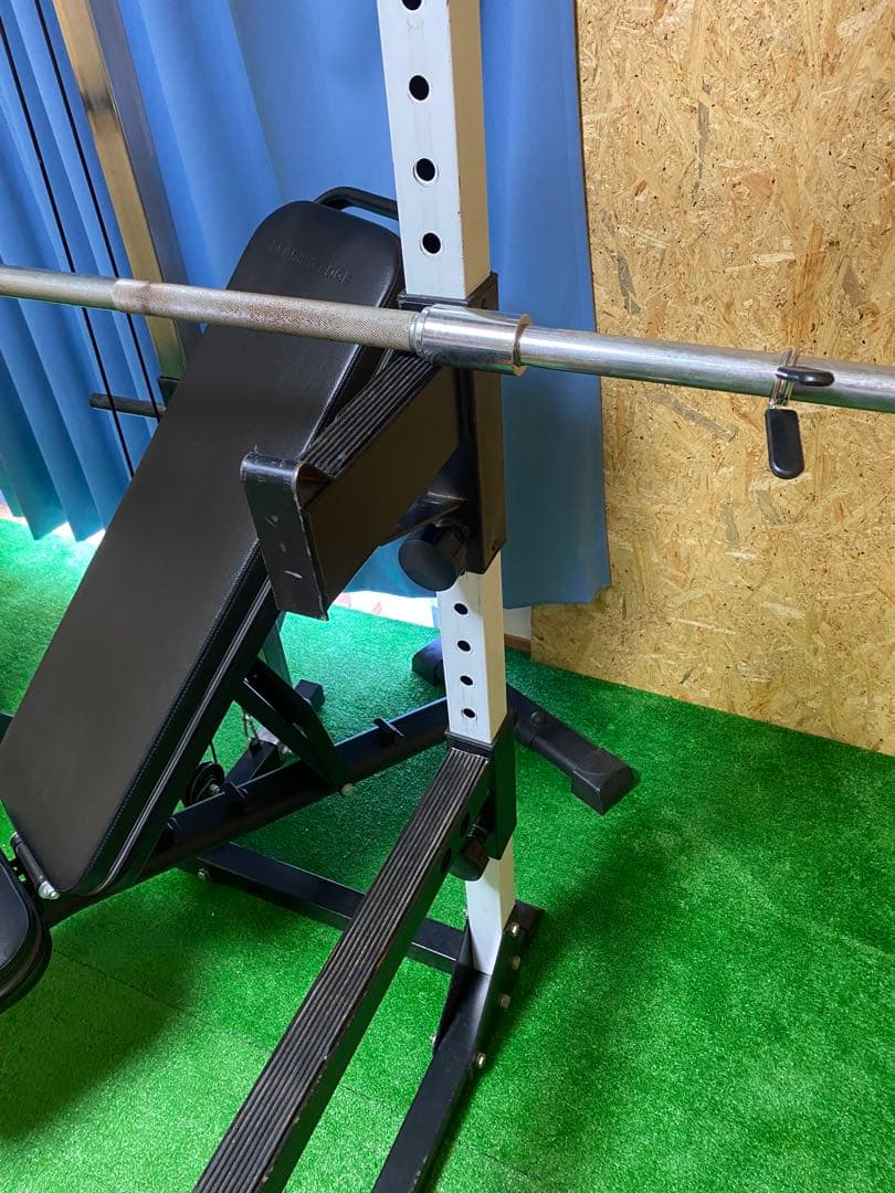 パワーラック ベンチプレストレーニングセット　115kg ラットプル付き