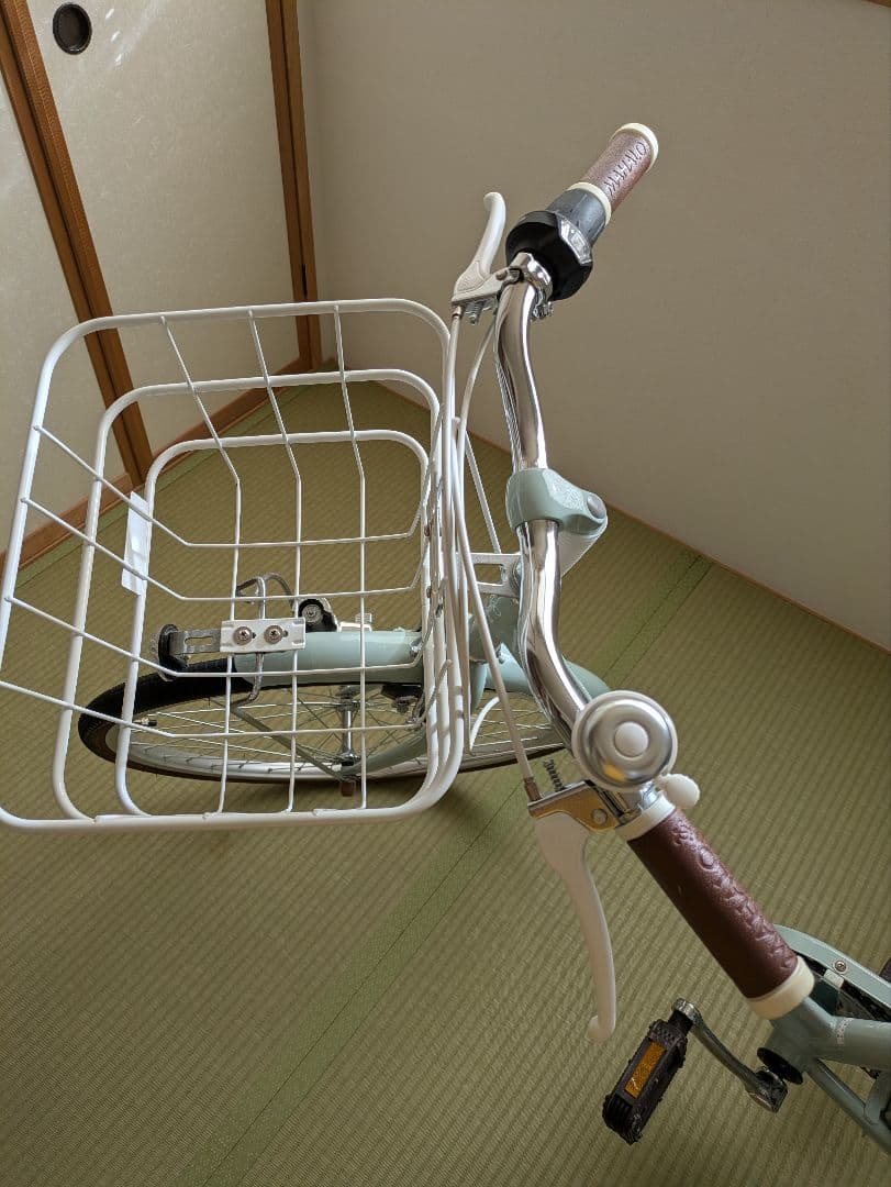 【ありちゃん】子供用自転車 ミントグリーン　マハロジュニア