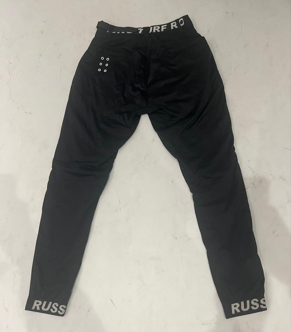 Russeluno ブラックジョガーパンツ