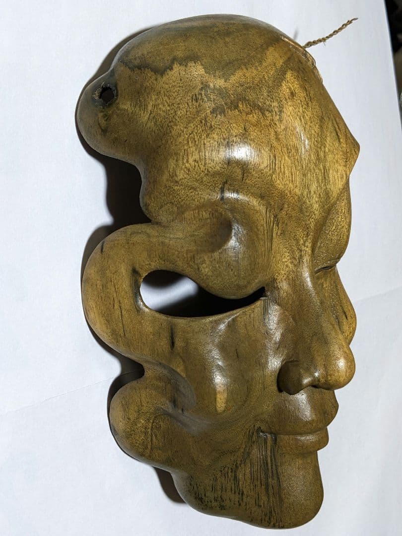 ⭐珍物！西洋アンティーク 仮面 舞踏会 木彫 ヴィンテージ骨董品コレクション