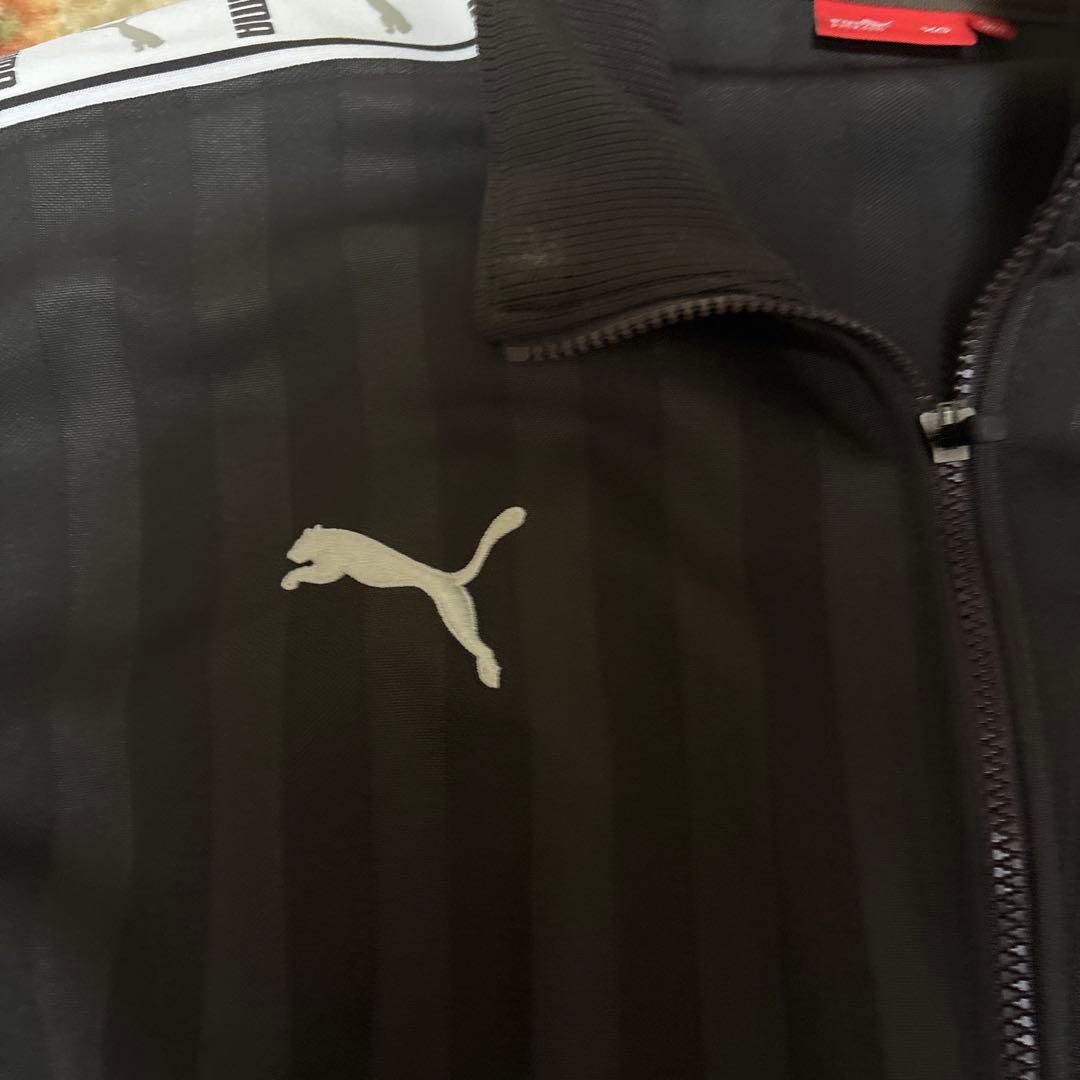 PUMA ストライプブラウンジャージ上下セット 希少カラー