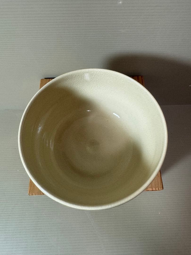 2883 九谷焼　色絵草花　茶碗　未使用