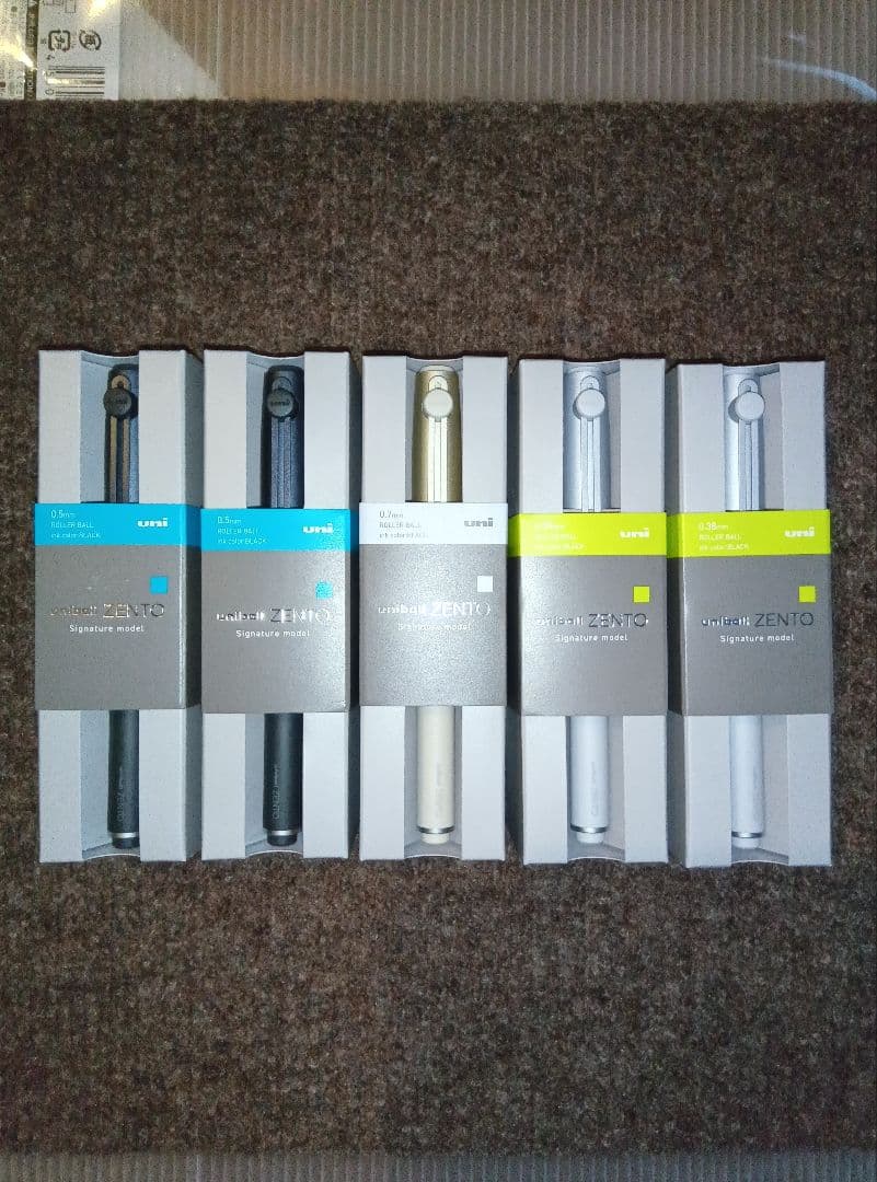 新品未開封uniball ZENTO ユニボールゼント シグニチャーモデル 5本