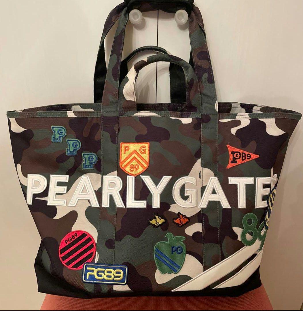 美品　レア　パーリーゲイツ　カモフラ　ロッカーバッグ大