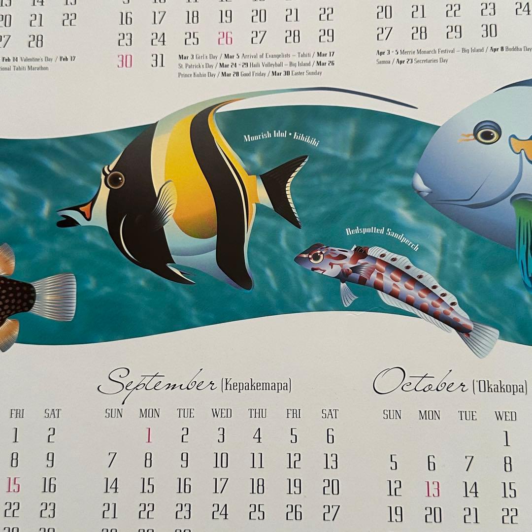 97年旧ロゴHAWAIIAN AIRハワイアン航空オリジナルカレンダーポスター5