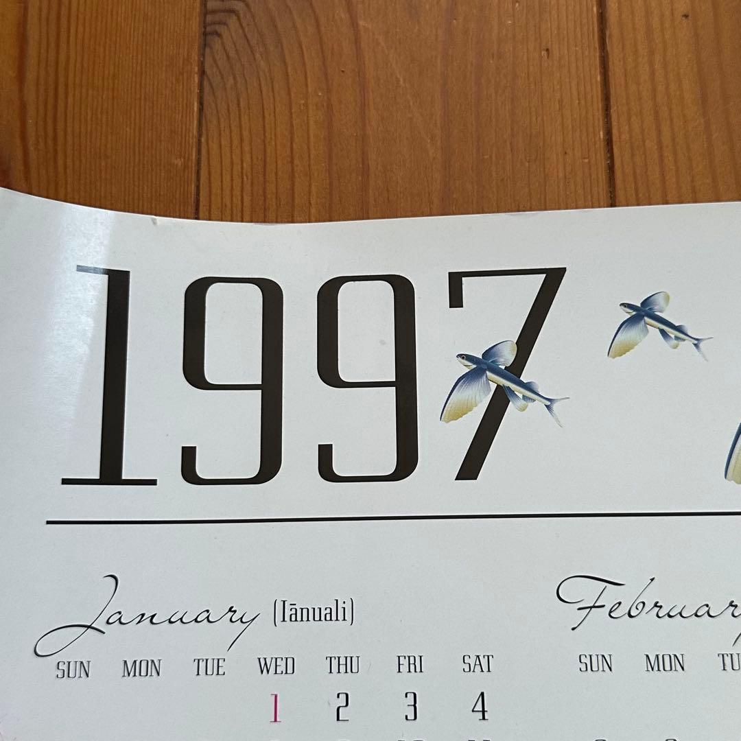 97年旧ロゴHAWAIIAN AIRハワイアン航空オリジナルカレンダーポスター5