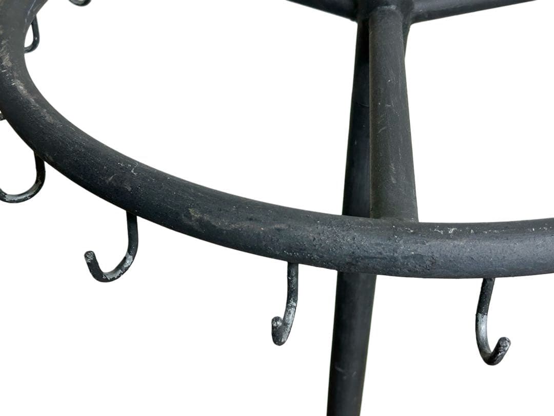 60s ビンテージ アンティーク アイアン サークルラック 店舗什器 ハンガー