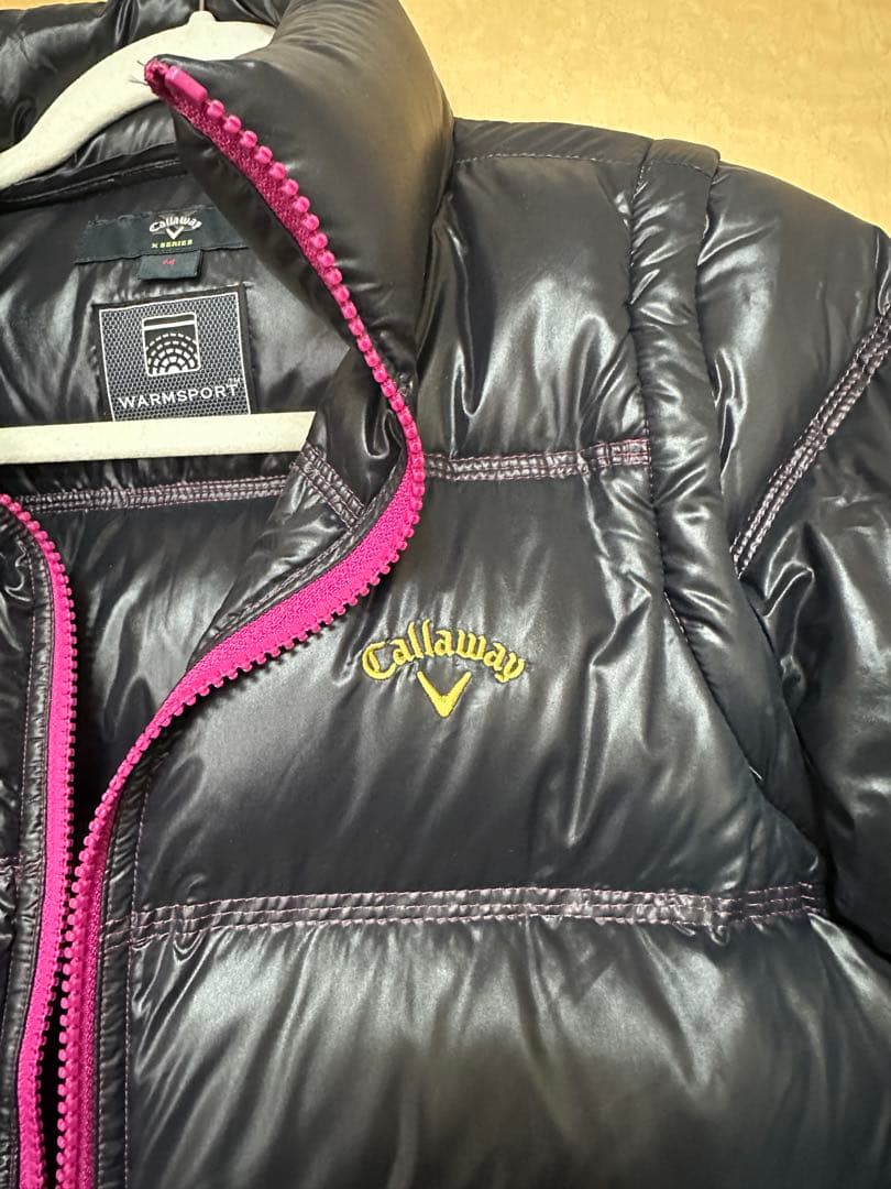 キャロウェイ ダウンジャケット ベスト 2way ゴルフ M 黒