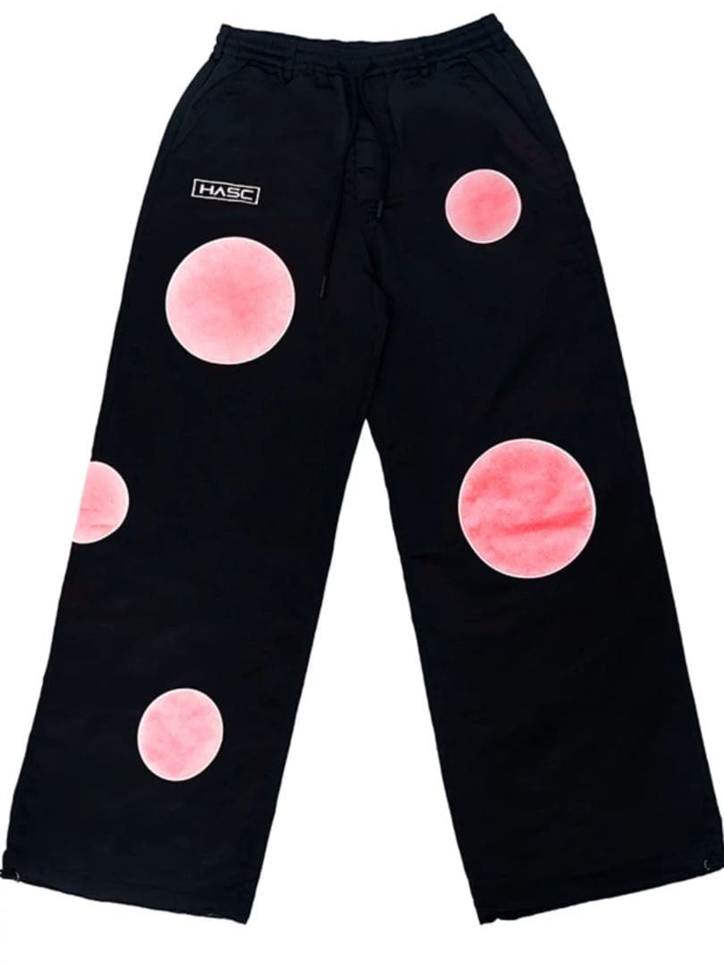 新品未使用 ベルベット調 ドット柄 スキーパンツ M 男女兼用 日常使用可