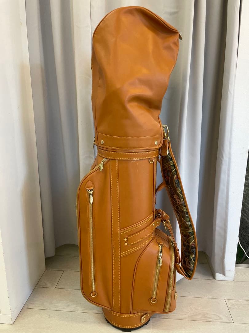 CRAZYキャメル色 ゴルフバッグ・キャディバッグ