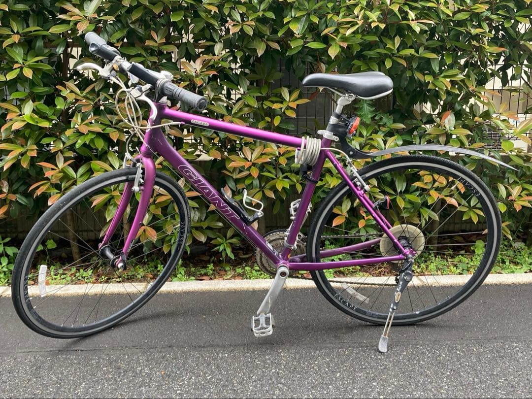 GIANTパープル　※ブレーキ修理してお使いください(コメント欄ご参照ください)