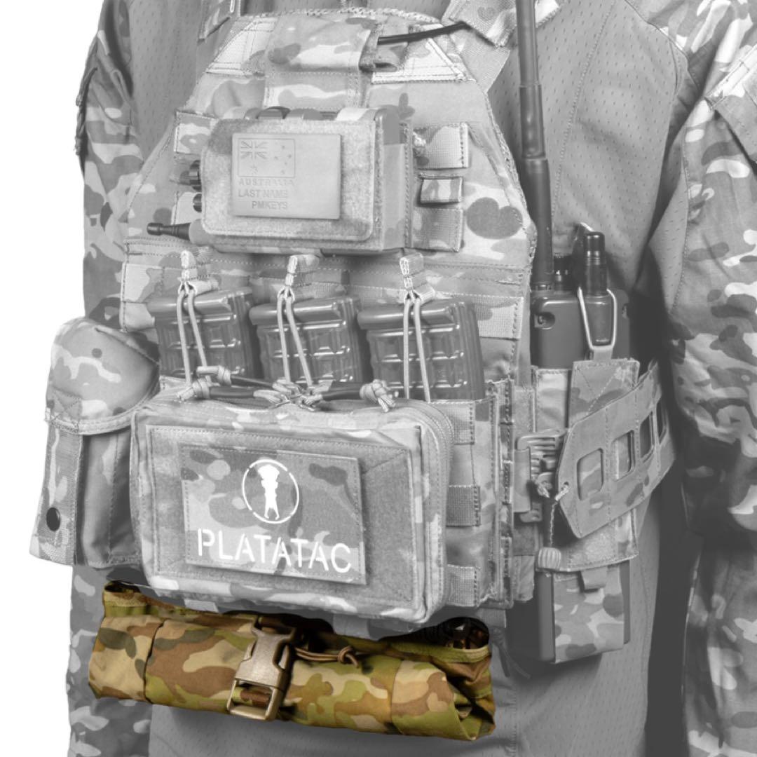 Platatac ASAD クリップアップ ダンプポーチ マルチカムトロピック