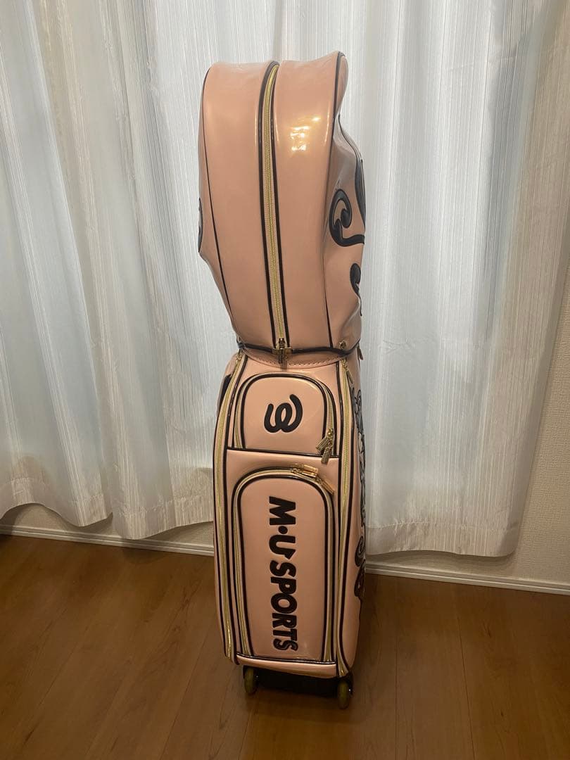 M.U SPORTS ミエコウエサコ キャスター付き キャディバッグ