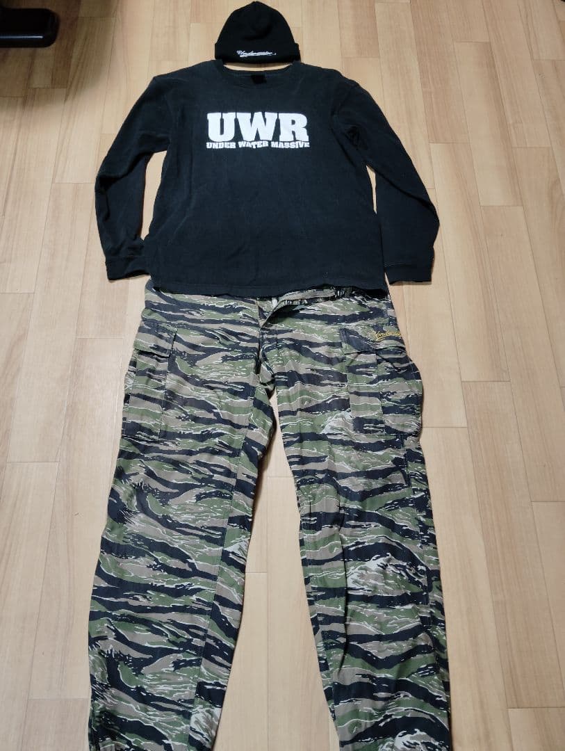 アンダーウォーター セット ロンT ズボン ニット キャップ レイドジャパン