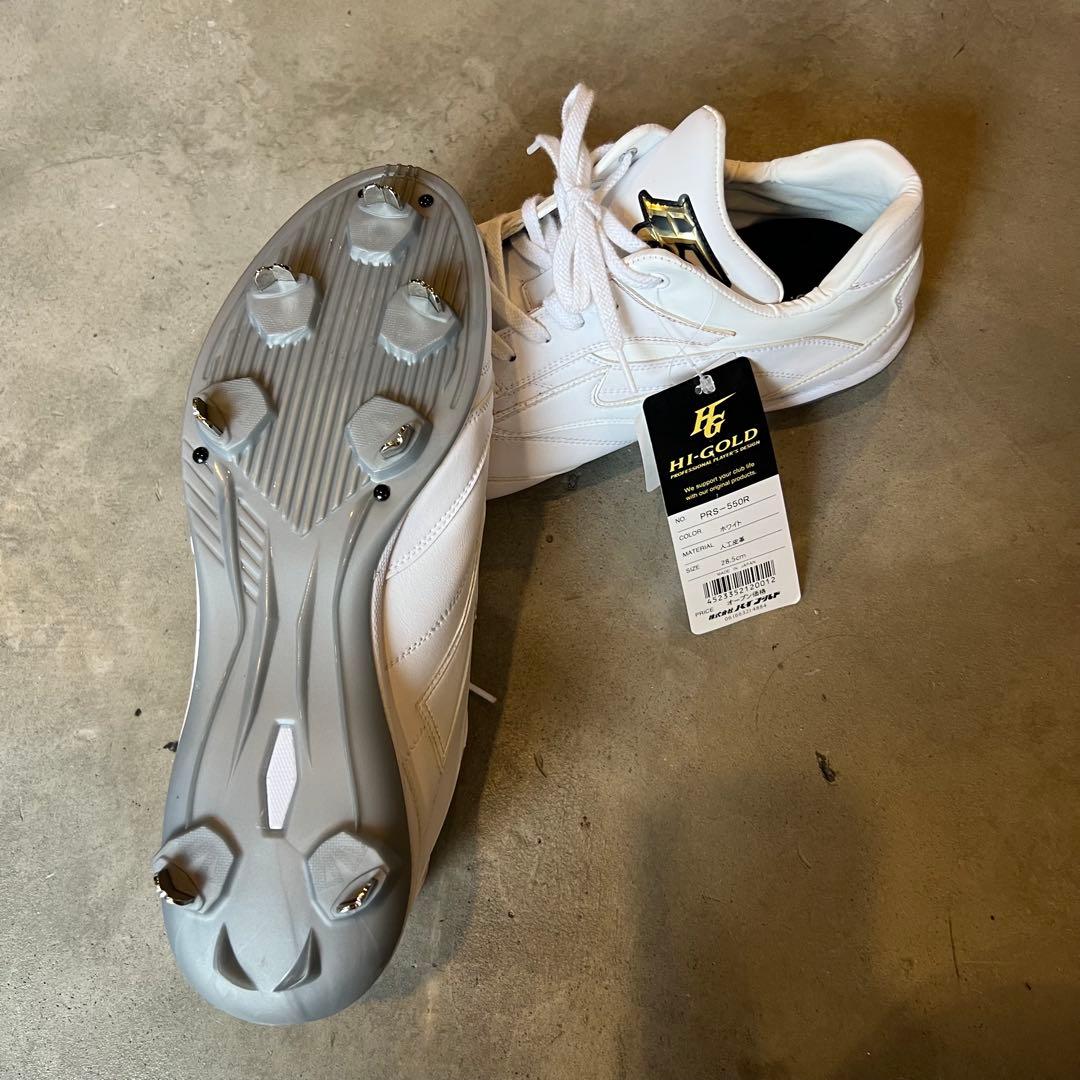 ⭐︎未使用新品⭐︎ ハイゴールド　金具スパイク　28.5cm