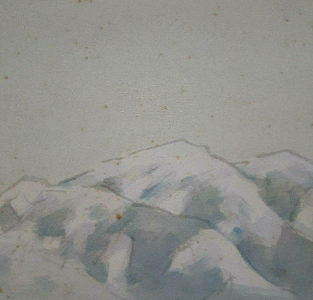 掛け軸/秋の風景？