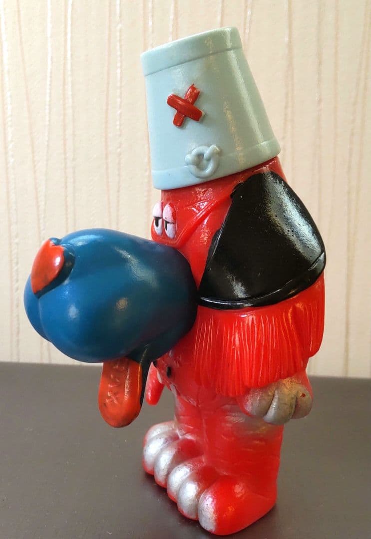 昭和 当時物　がんばれ！ロボコン　ロボイヌ　ソフビ ロボイヌのソフビ