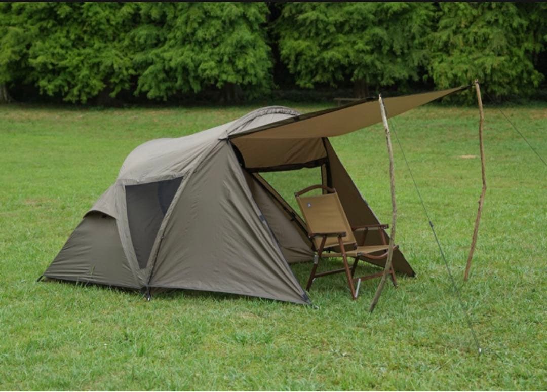 KIMI CAMP KABUTO TENT +別売り拡張パーツ　セット