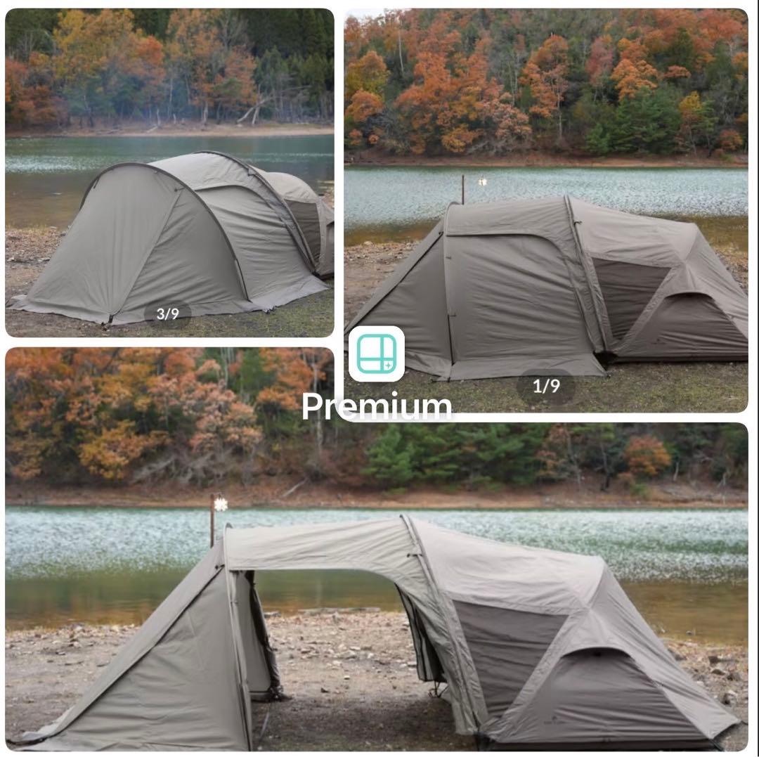KIMI CAMP KABUTO TENT +別売り拡張パーツ　セット