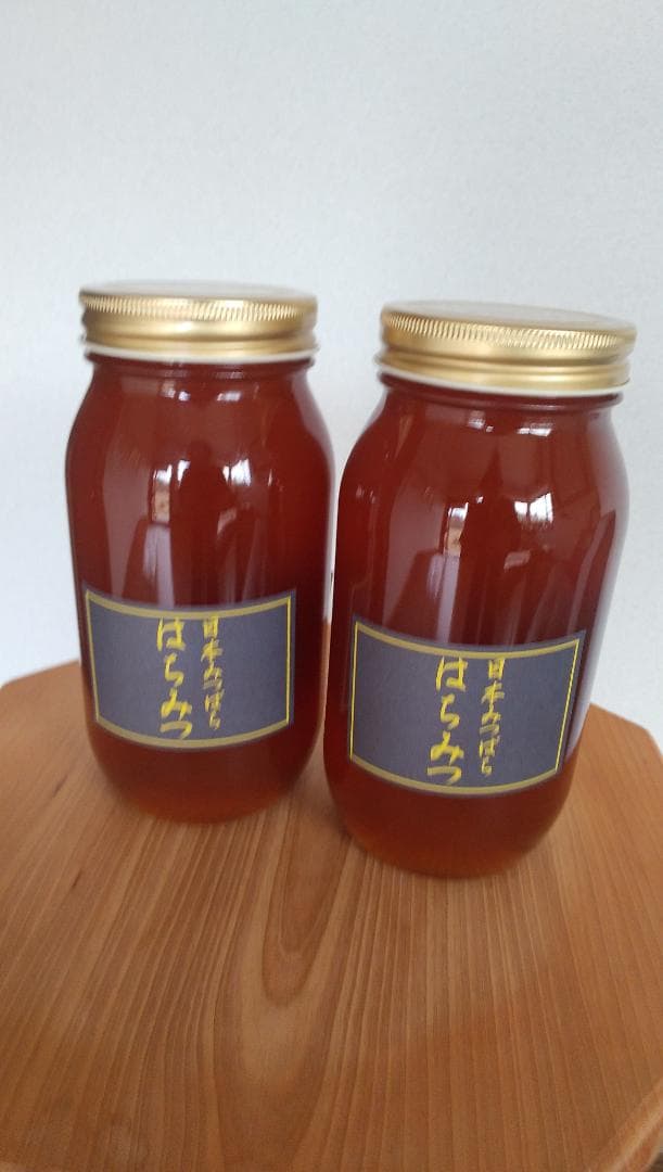 日本ミツバチ百花蜜1000ｇ2本