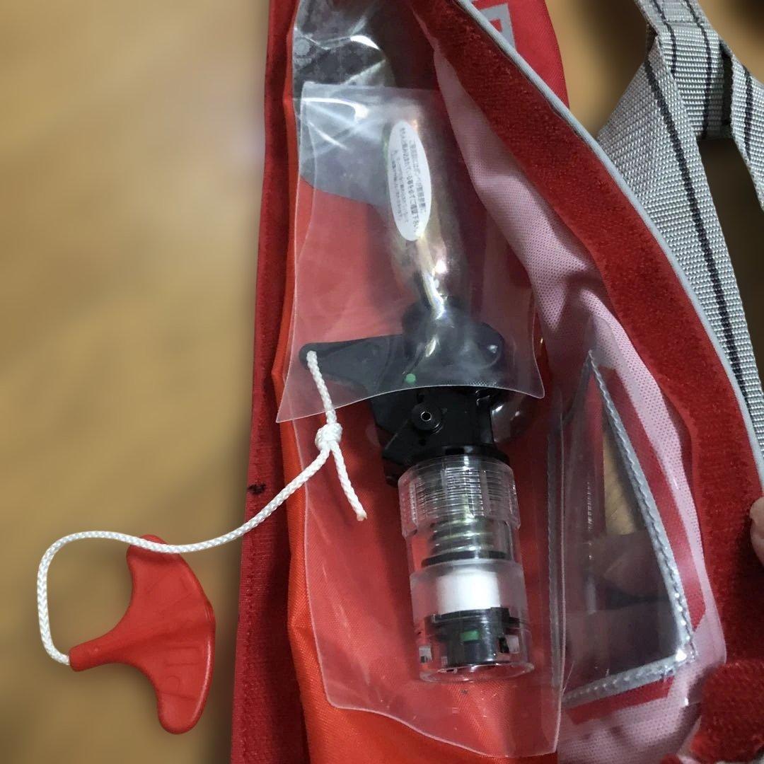 SHIMANO 自動膨張式ライフジャケット VF-051K レッド