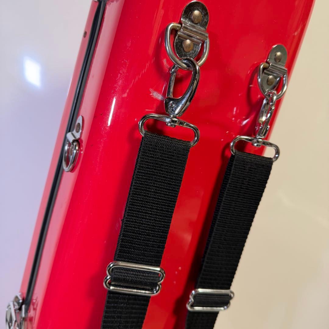 送料無料✨ CC shinyトロンボーン ハードケース シャイニーケース レッド