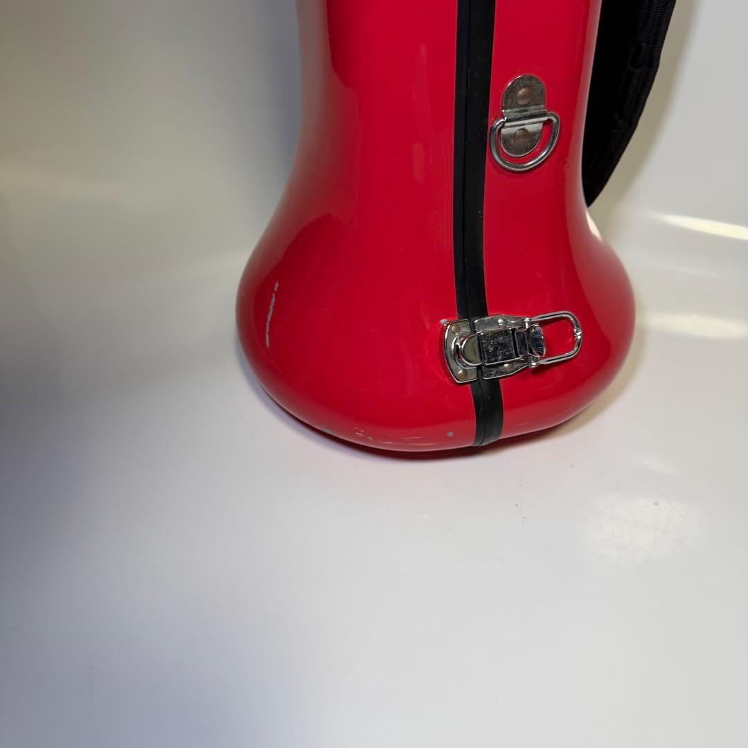 送料無料✨ CC shinyトロンボーン ハードケース シャイニーケース レッド