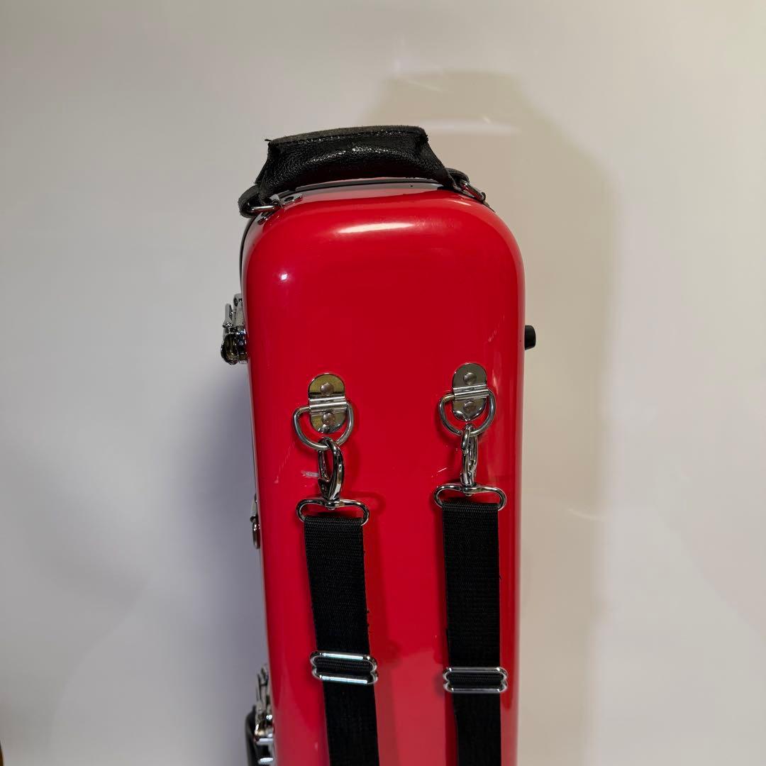 送料無料✨ CC shinyトロンボーン ハードケース シャイニーケース レッド