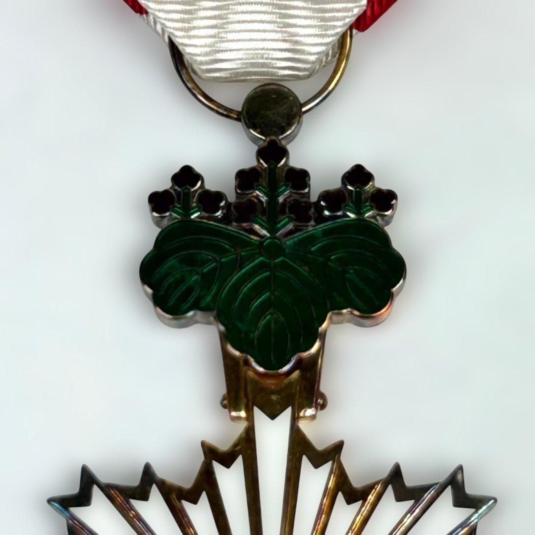 勲章 記章 徽章旭日双光章　箱有