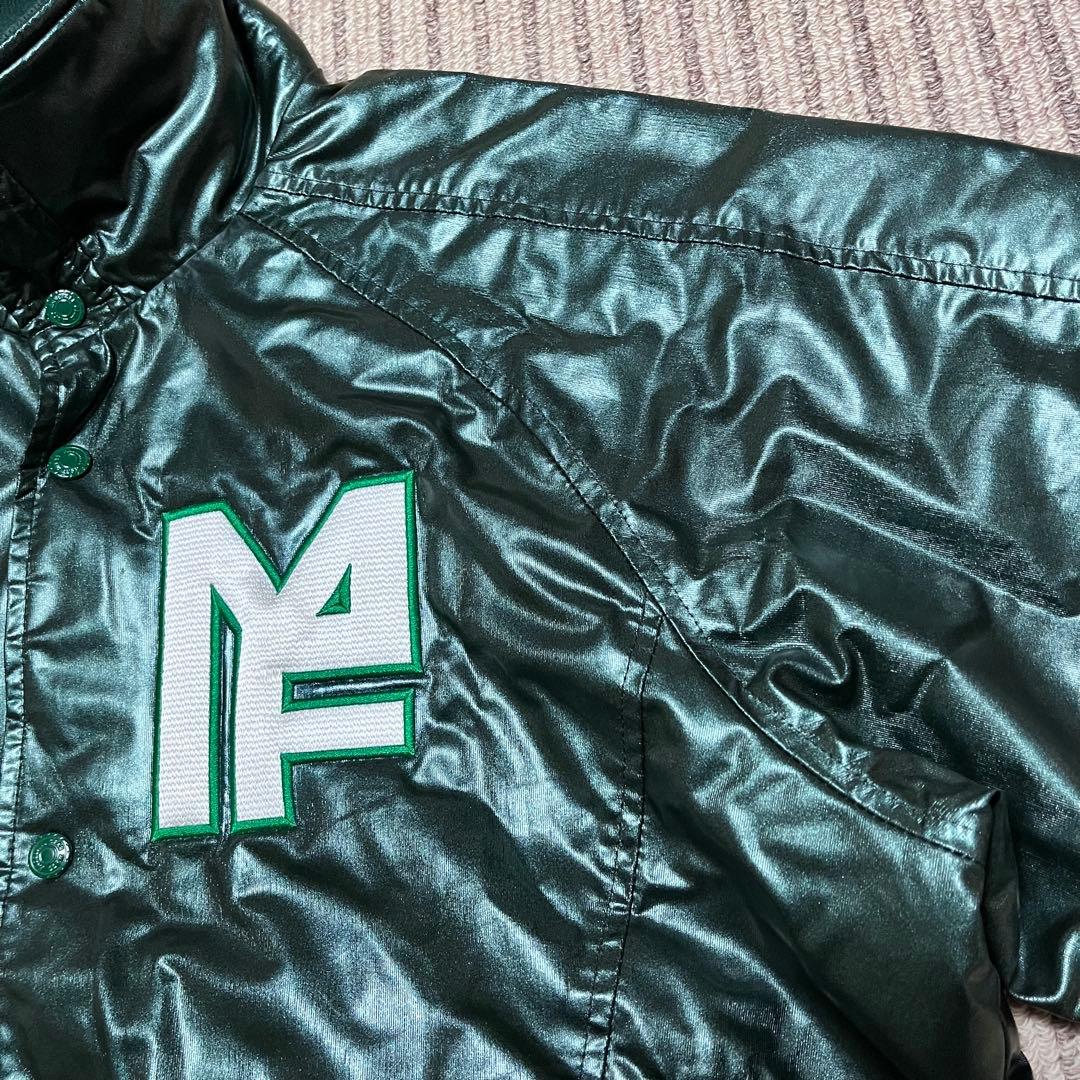 ZETT【廃版】 高校野球部 グランドコート グラコン ジャンパー 深緑 光沢