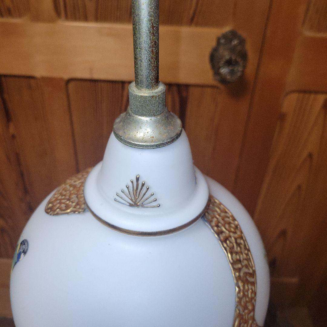 【長期保管品】スタンドライト 2灯式アンティークライト 昭和レトロ