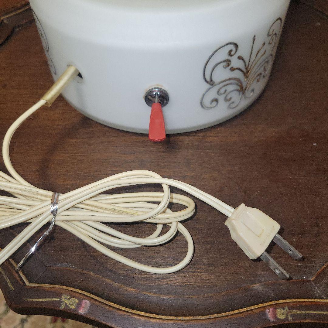 【長期保管品】スタンドライト 2灯式アンティークライト 昭和レトロ