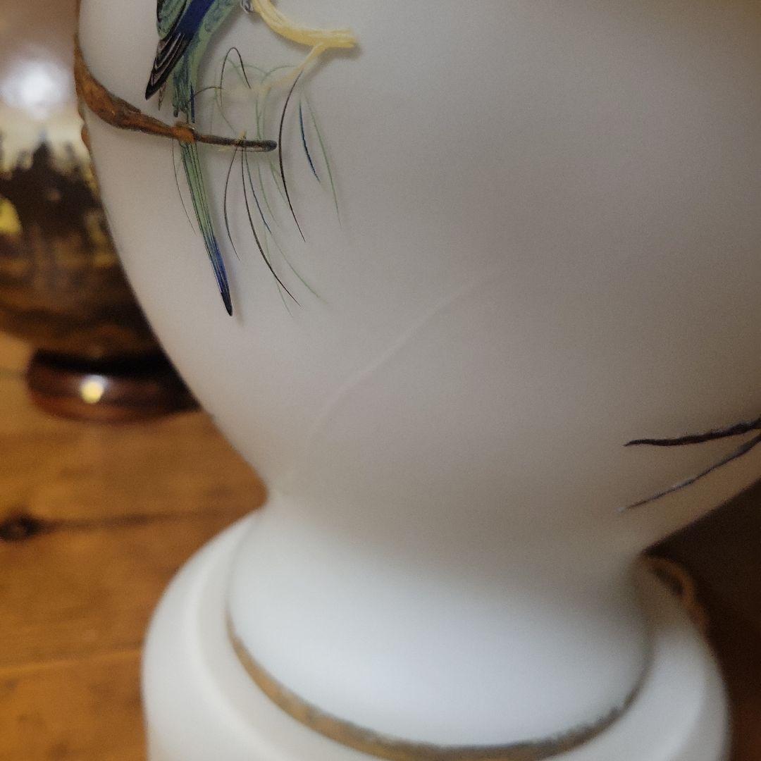 【長期保管品】スタンドライト 2灯式アンティークライト 昭和レトロ