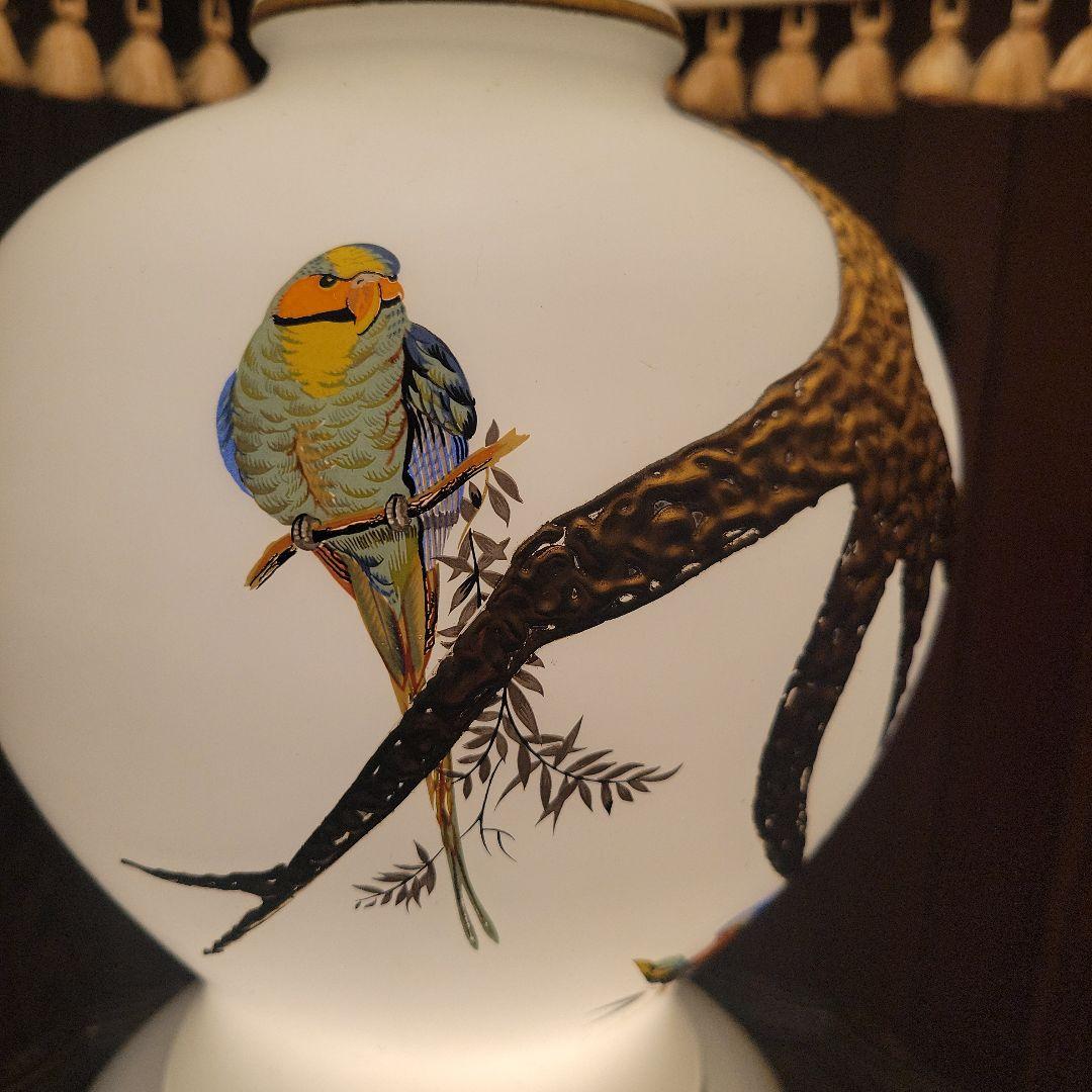 【長期保管品】スタンドライト 2灯式アンティークライト 昭和レトロ