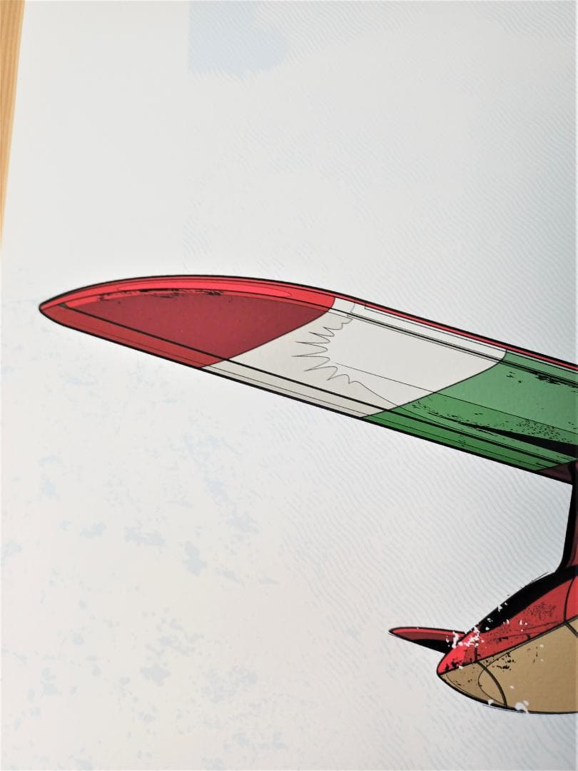 紅の豚　ポルコ　スタジオジブリ　限定100枚　カコ　ファインジークレープリント