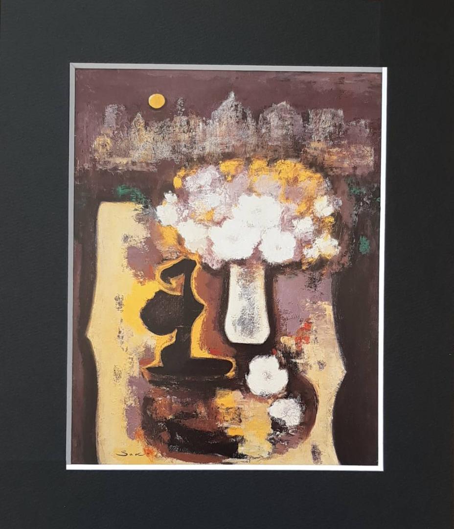 佐光亜紀子、「月の天使」、希少画集の額装画、四季、風景、人気作品