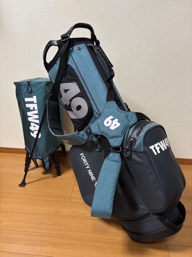 TFW49 FORTYNINE キャディバッグ フードカバー付き 美品