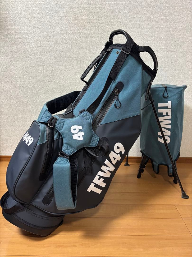 TFW49 FORTYNINE キャディバッグ フードカバー付き 美品