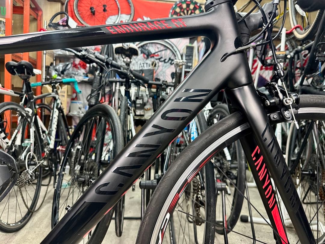 CANYON ENDURACE CF 8.0基本分解発送送料無料！完成車配送も！