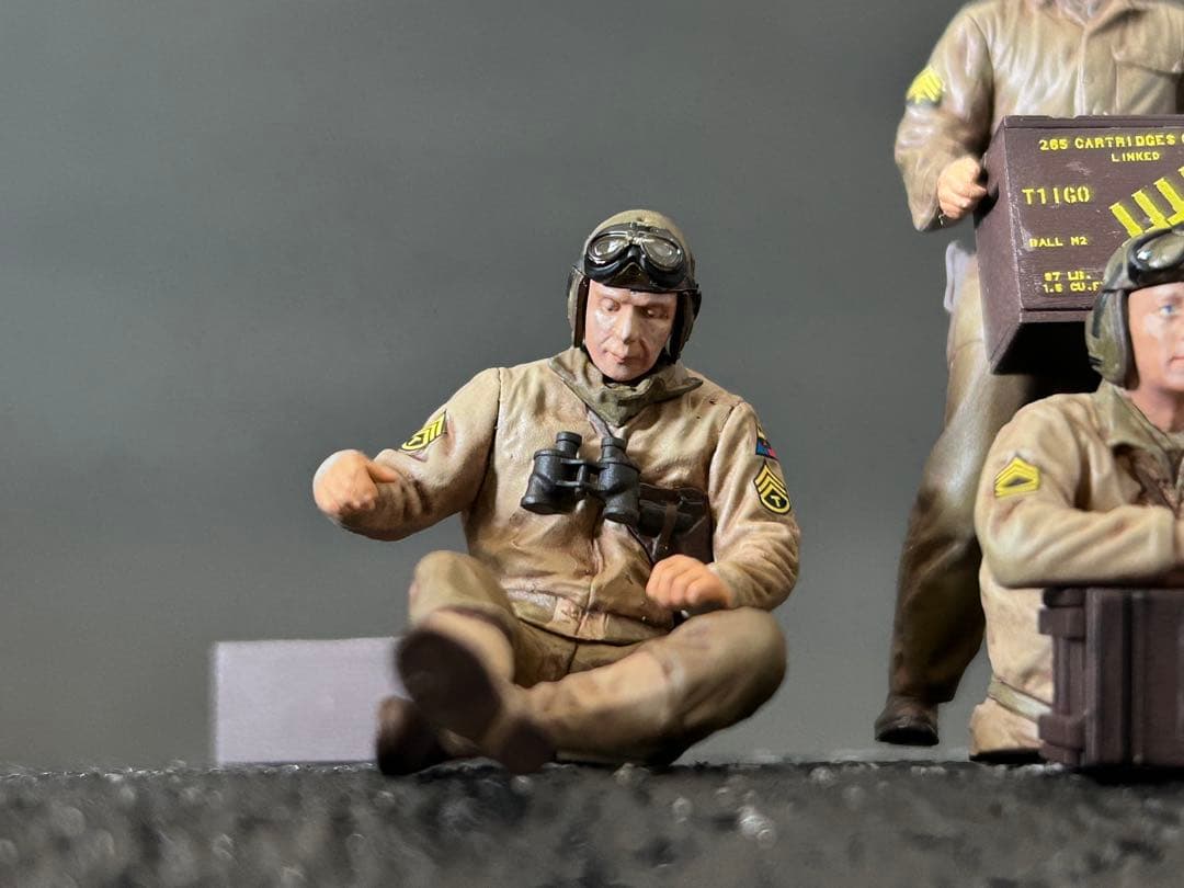 1/35 アメリカ戦車兵　塗装済み完成品　タミヤ