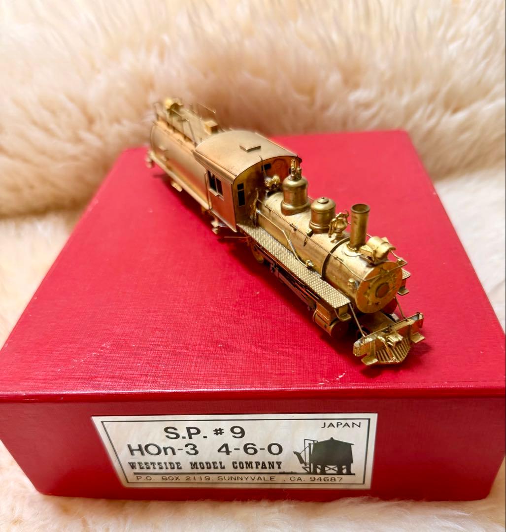 希少真鍮製日本製Westside蒸気機関車S.P.#94-6-0HOn3箱付美品