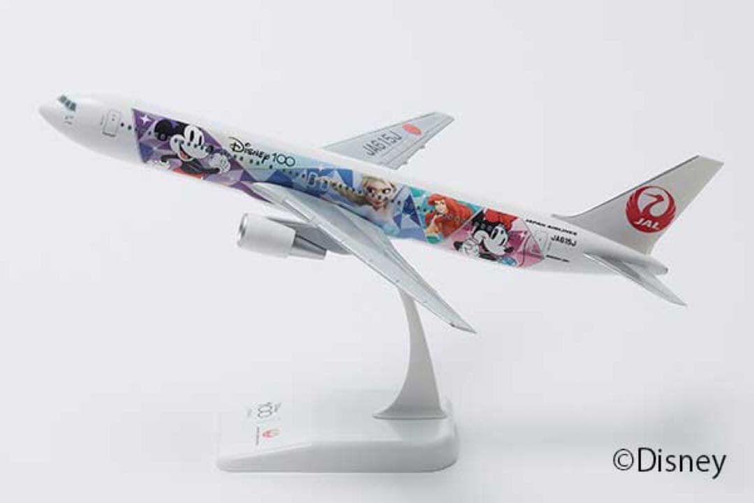 JAL B767-300ER ディズニー100周年 1/200 モデルプレーン