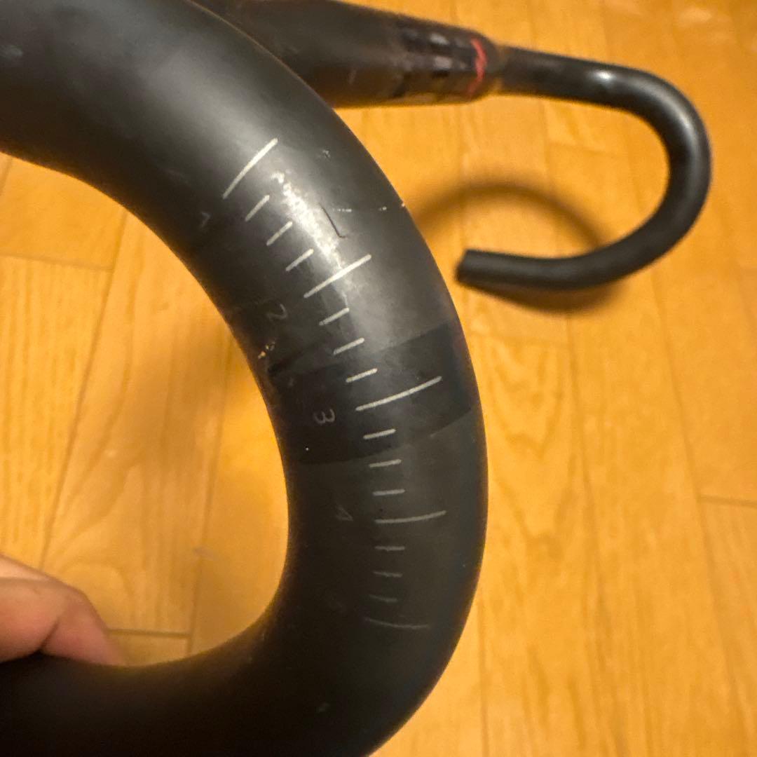 ボントレガーXXX VR-C カーボンハンドル クランプ痕、凹みあり